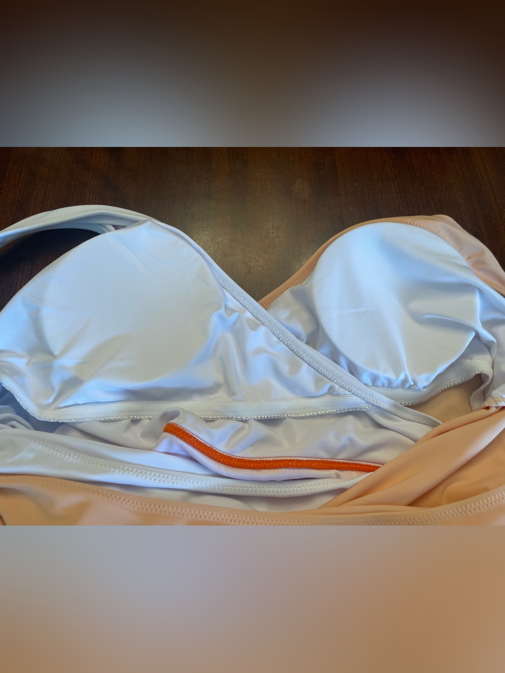 CUPSHE One Piece Swimsuit Wrap Color Block Tie Wrap NWT - Picture 9 of 13